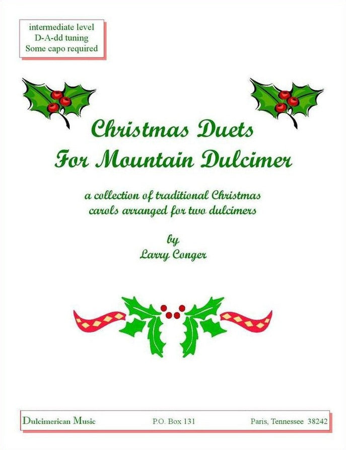 Christmas Duets For Mountain Dulcimer cover