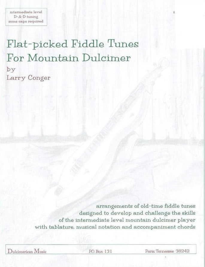 Flat-Picked Fiddle Tunes For Mountain Dulcimer cover