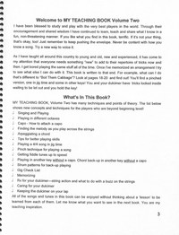 My Teaching Book For Appalachian Dulcimer, Volume Two, image 2