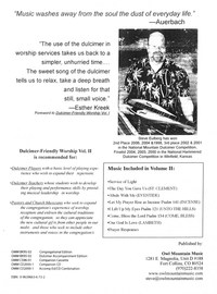 Dulcimer-Friendly Worship, Vol. 2: A Service Of Evening Prayer, image 2